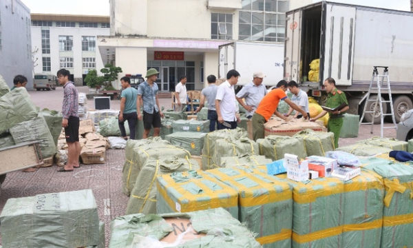 Hà Tĩnh: Liên tiếp bắt giữ nhiều lô hàng điện tử nhập lậu từ Trung Quốc